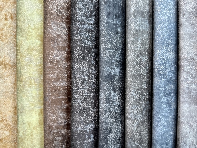 NY-01 teint avec le tissu coloré de sofa de velours de la Hollande d'aluminium pour le décor à la maison